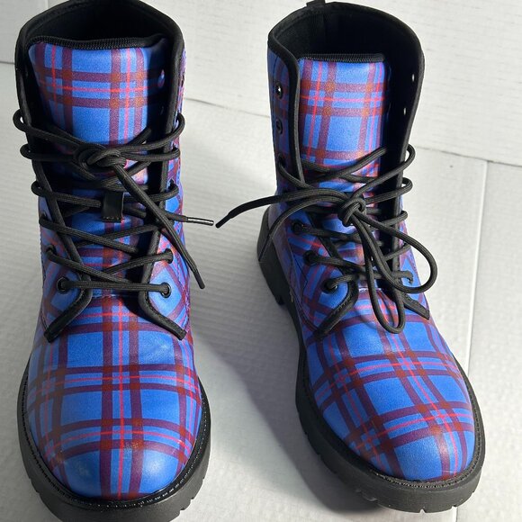 LADIES NEW SIZE 8  SCOTTISH ELLIOT TARTAN BOOTS - Picture 3 of 16